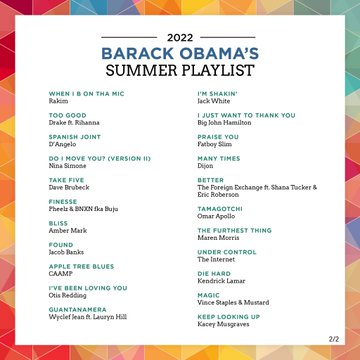 Barack Obama Playlist-2